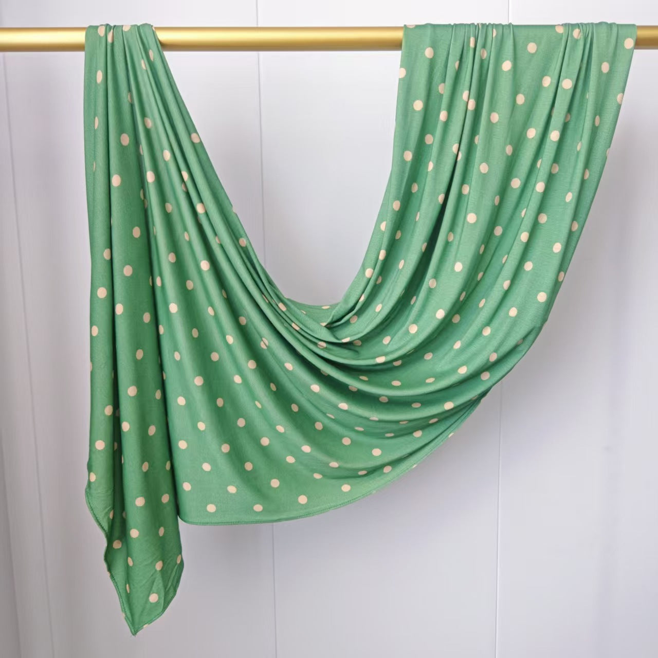 [High Quality Mercerized Cotton Print] Jersey Print Bohemian Watercolor Jersey Print Scarf