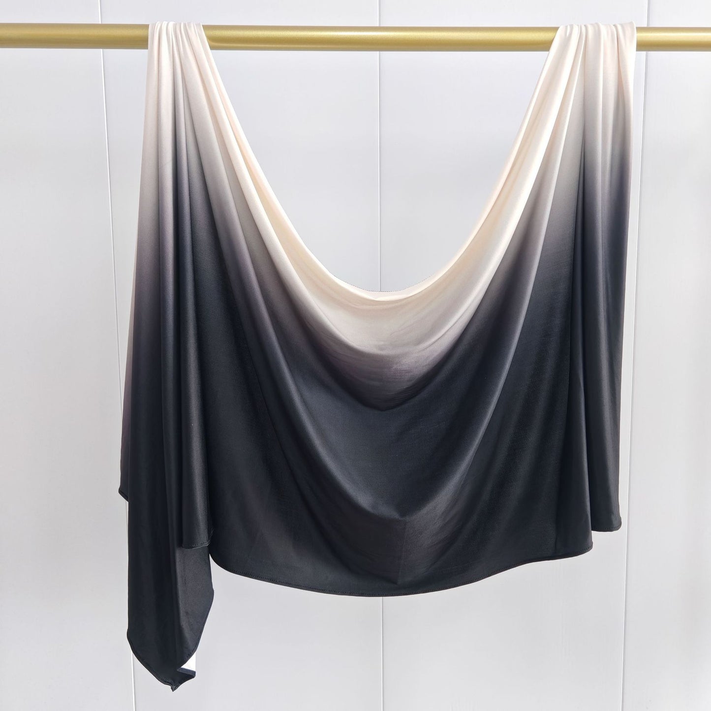 [Liquid jersey gradient] gradient liquid jersey premium Liquid Jersey hand-painted scarf for women