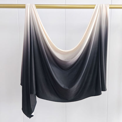 [Liquid jersey gradient] gradient liquid jersey premium Liquid Jersey hand-painted scarf for women