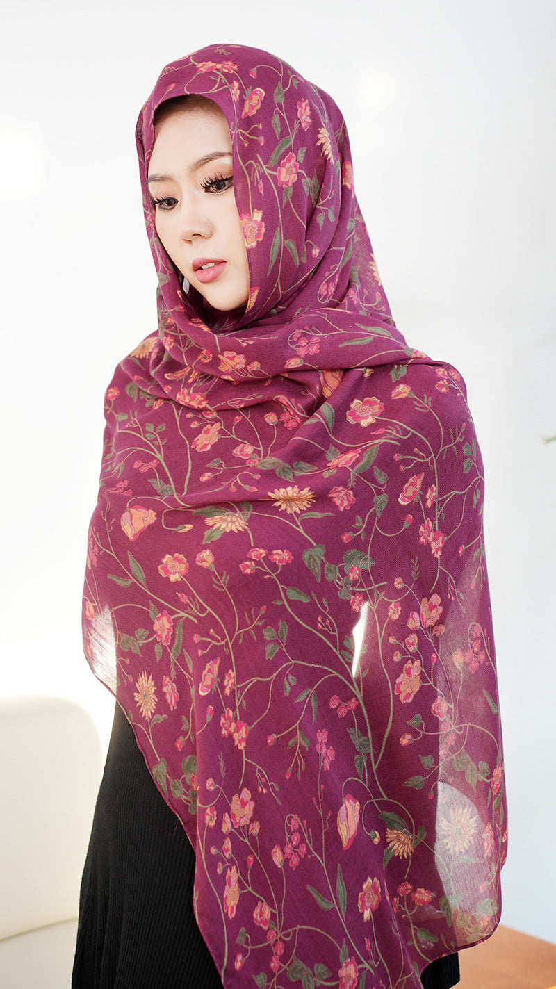 Modal scarf human cotton bandana bandana soft, light and breathable daily fashion autumn bandana