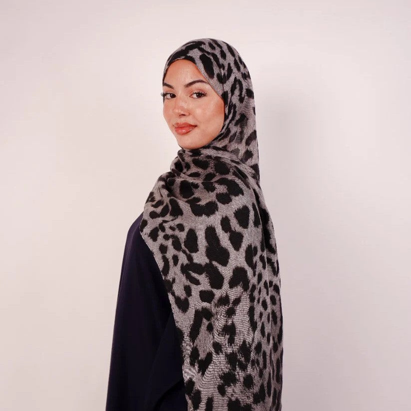 [High Quality Mercerized Cotton Print] Jersey Print Bohemian Watercolor Jersey Print Scarf