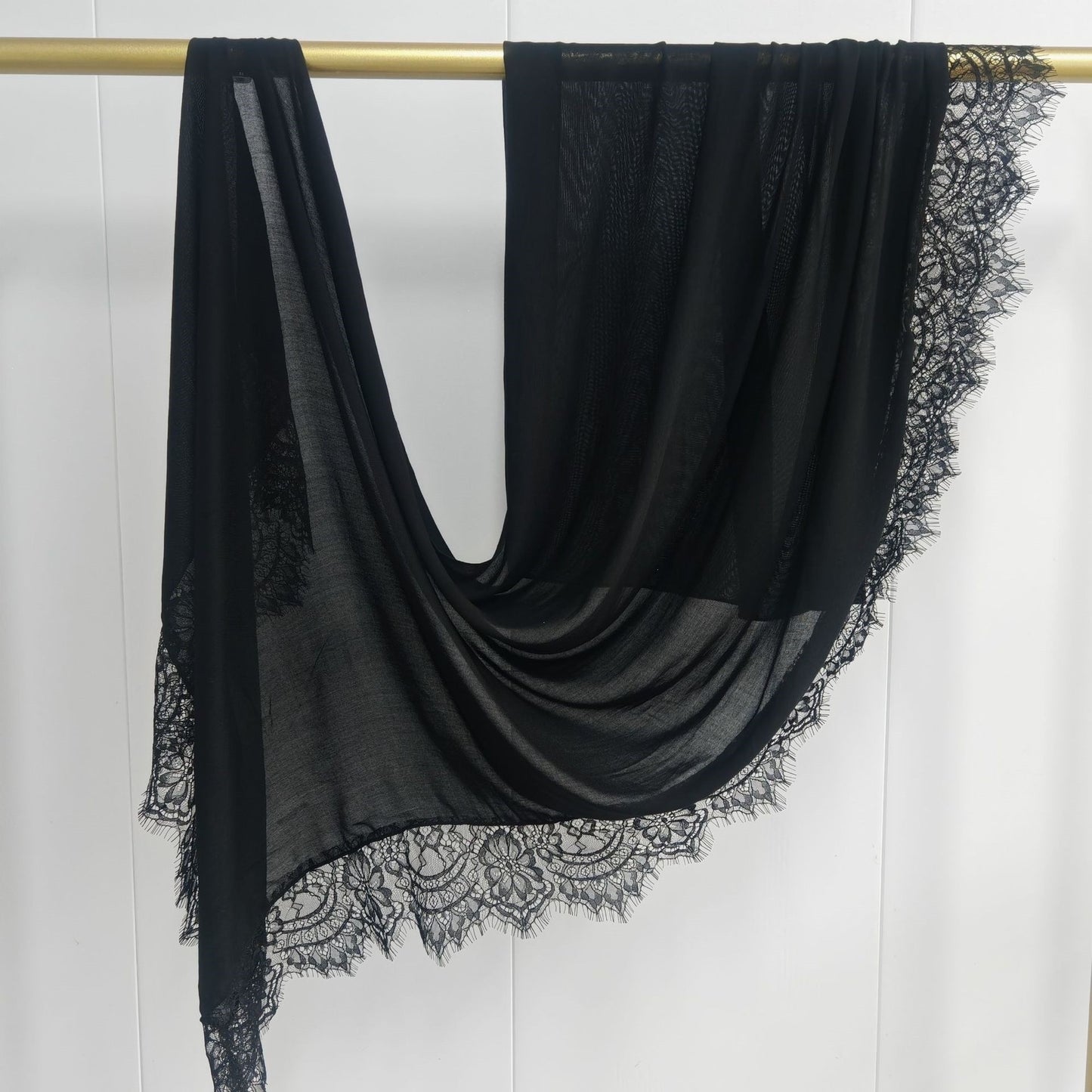 Cross-border explosive Malaysian cotton modal lace silk scarf headscarf skin-friendly, soft and breathable versatile scarf