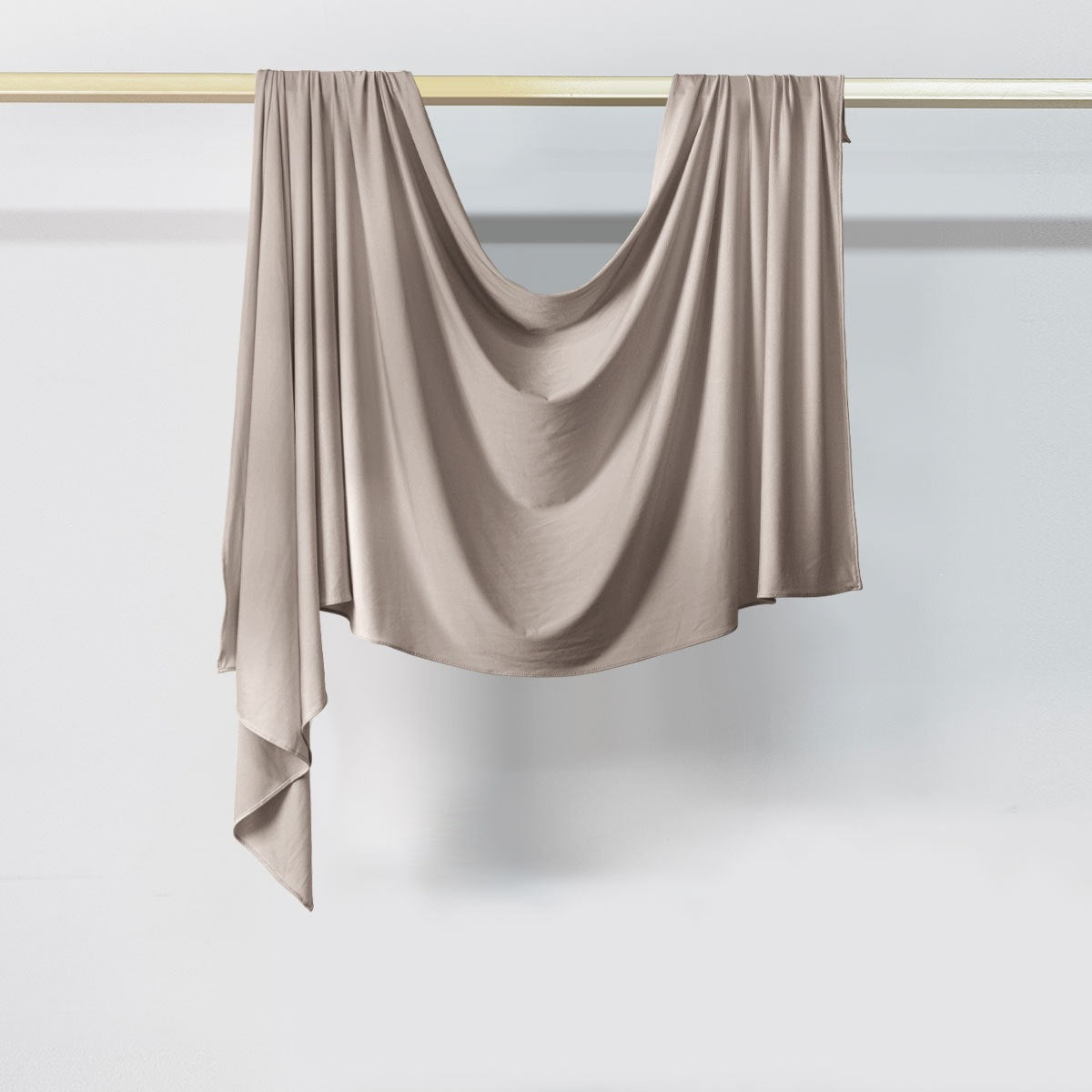 [Solid Color Liquid Jersey] Premium drape scarf Solid Color Breathable Liquid Jersey