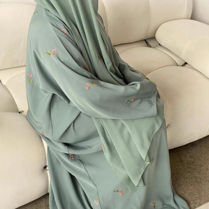 Floral Embroidery Abaya