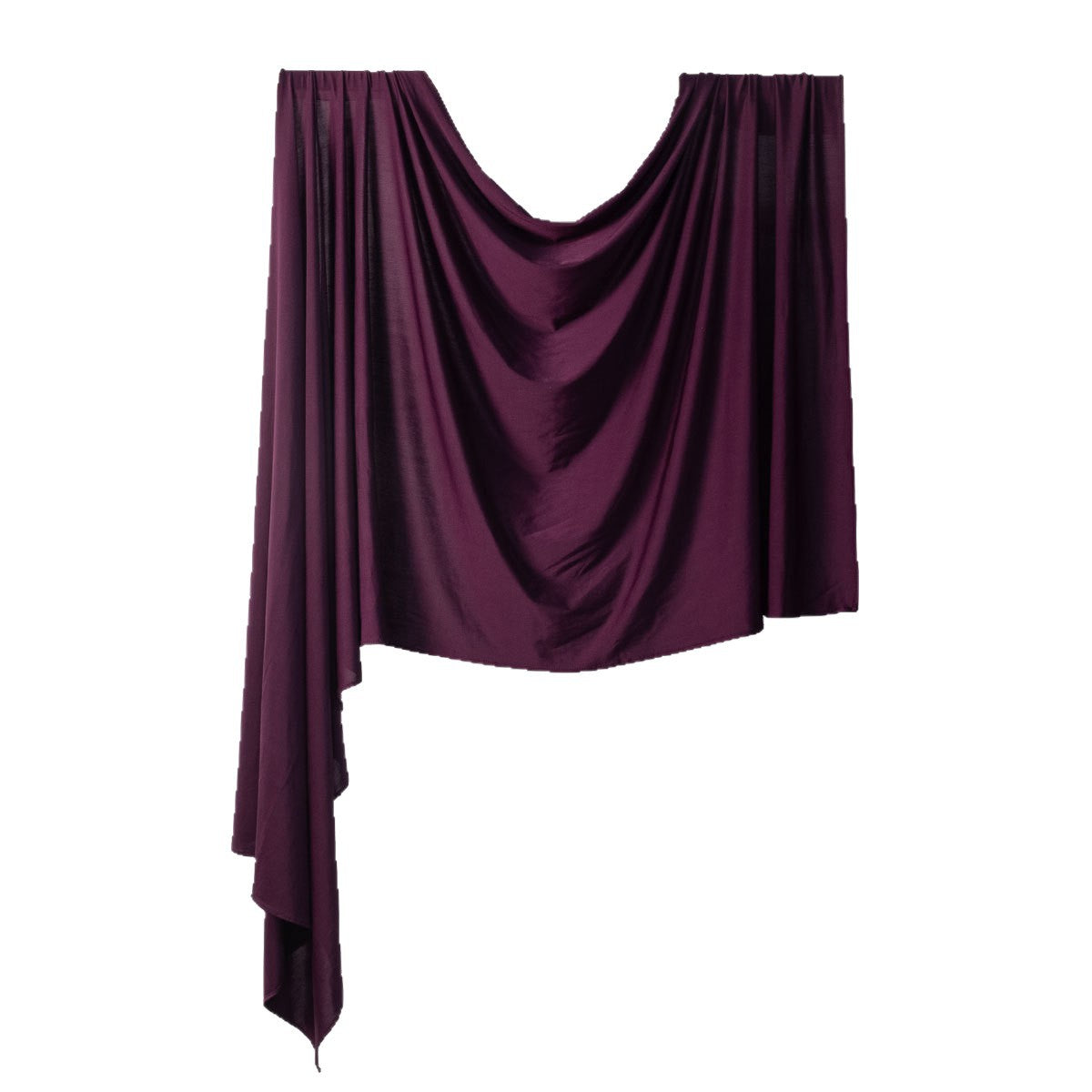 [Solid Color Liquid Jersey] Premium drape scarf Solid Color Breathable Liquid Jersey