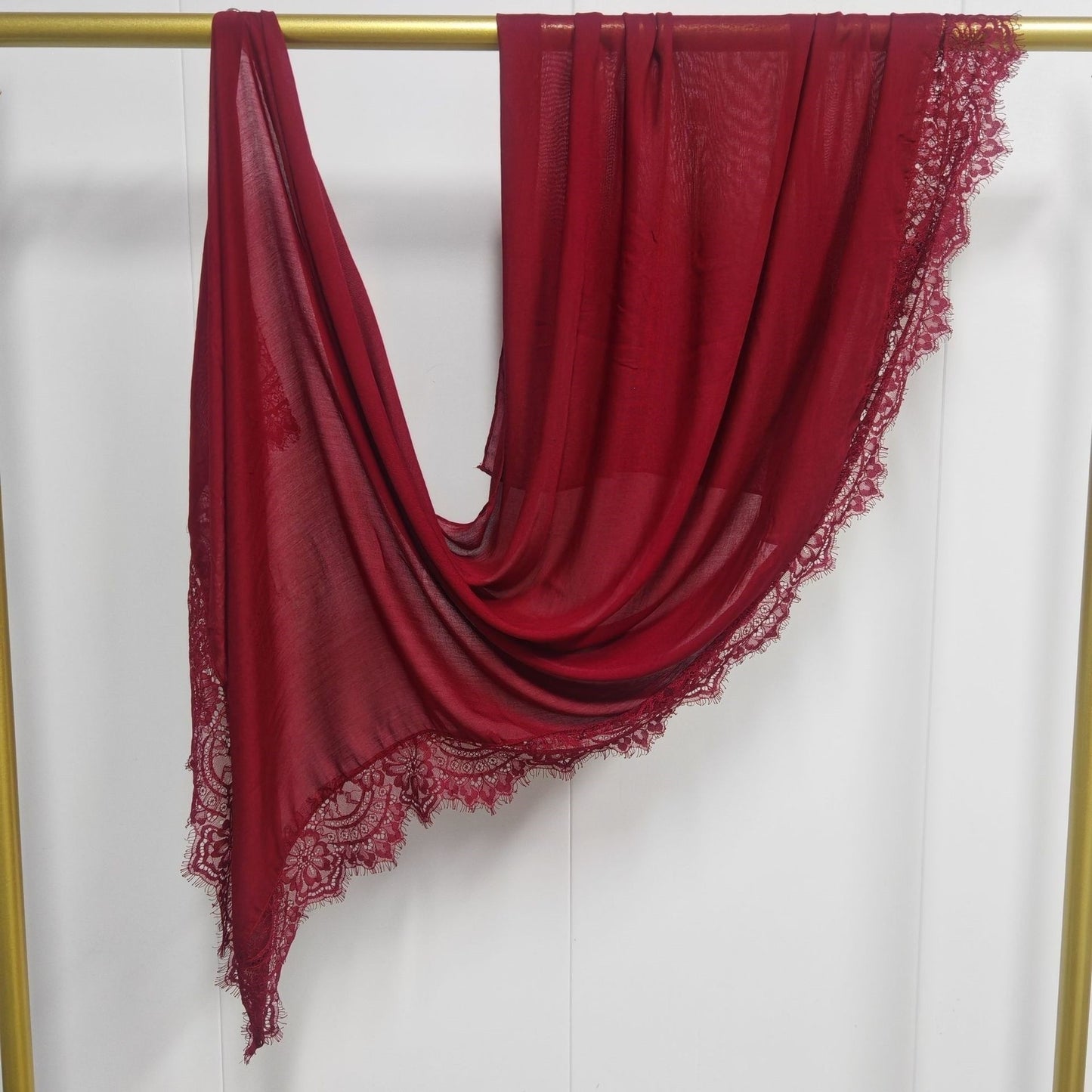 Cross-border explosive Malaysian cotton modal lace silk scarf headscarf skin-friendly, soft and breathable versatile scarf