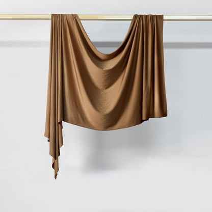[Solid Color Liquid Jersey] Premium drape scarf Solid Color Breathable Liquid Jersey