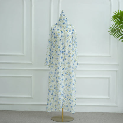 Floral Print Abaya