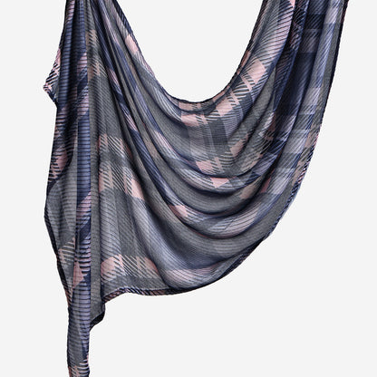 Southeast Asia's best-selling Bali yarn digital print versatile long scarf, fashionable trendy, soft, breathable, shawl headscarf