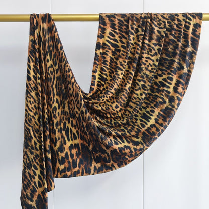 [High Quality Mercerized Cotton Print] Jersey Print Bohemian Watercolor Jersey Print Scarf