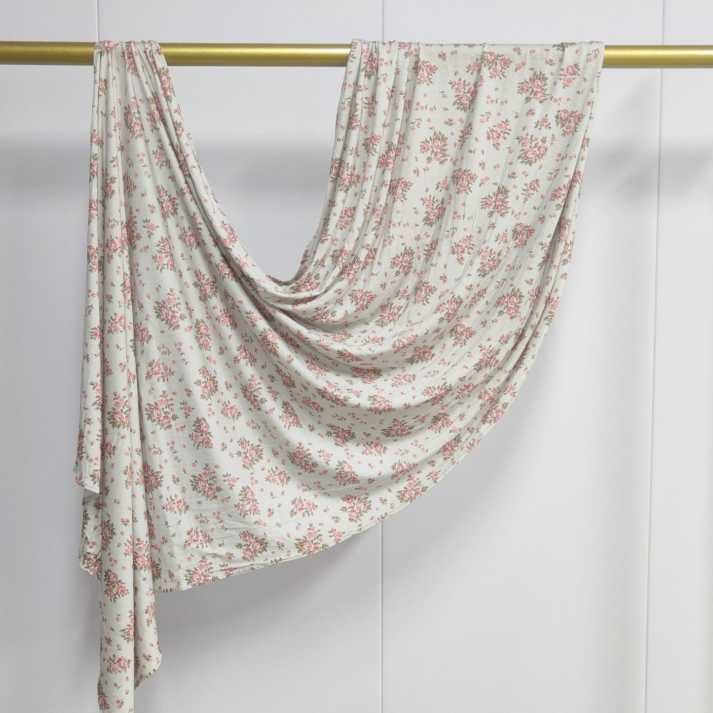 [High Quality Mercerized Cotton Print] Jersey Print Bohemian Watercolor Jersey Print Scarf