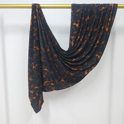 [High Quality Mercerized Cotton Print] Jersey Print Bohemian Watercolor Jersey Print Scarf