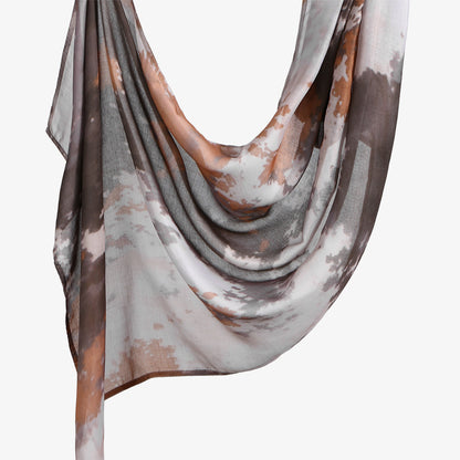 Southeast Asia's best-selling Bali yarn digital print versatile long scarf, fashionable trendy, soft, breathable, shawl headscarf