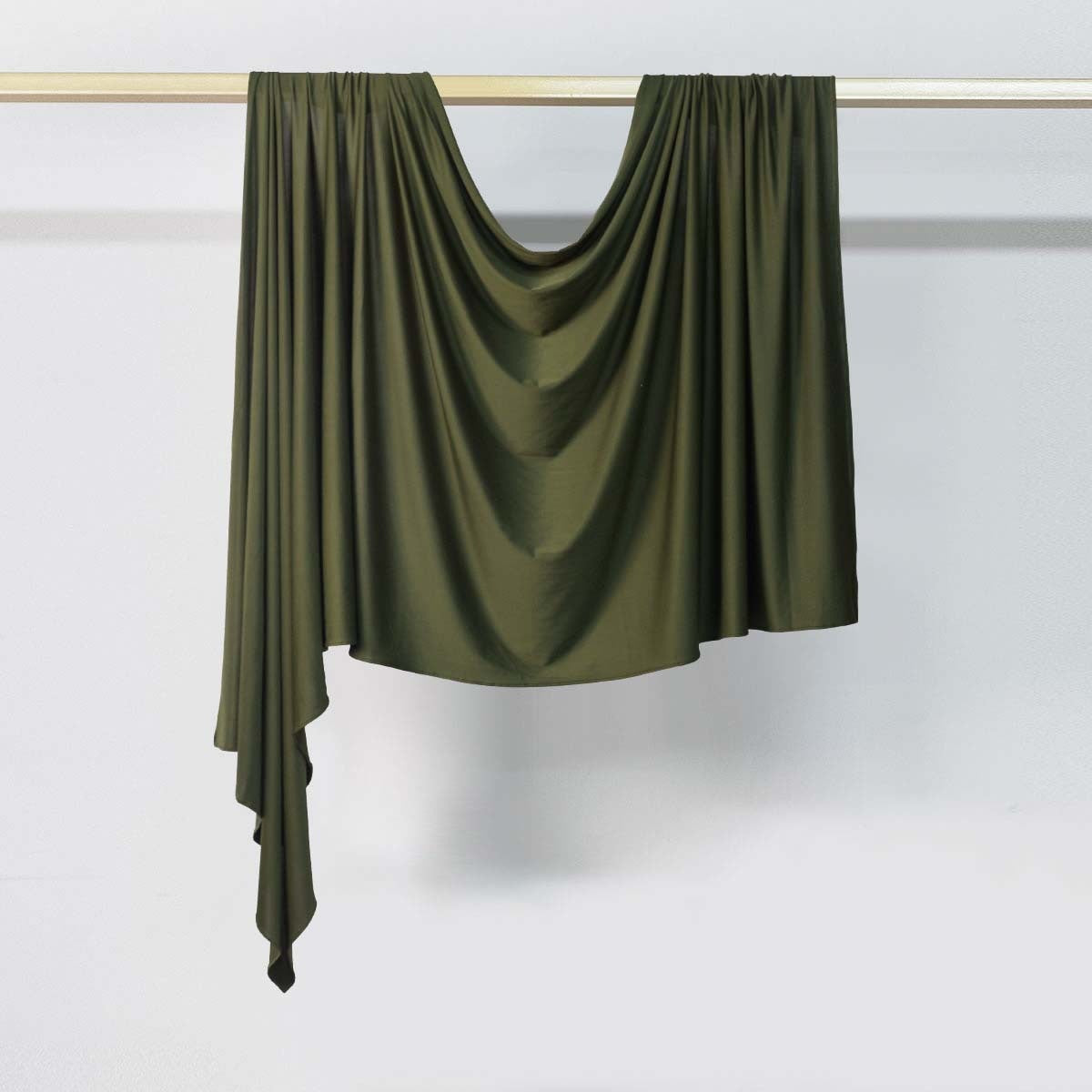[Solid Color Liquid Jersey] Premium drape scarf Solid Color Breathable Liquid Jersey