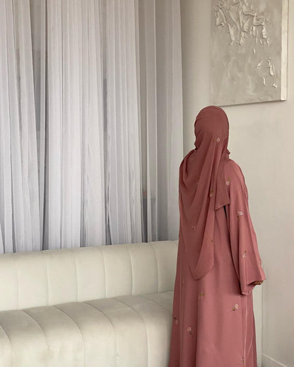 Floral Embroidery Abaya