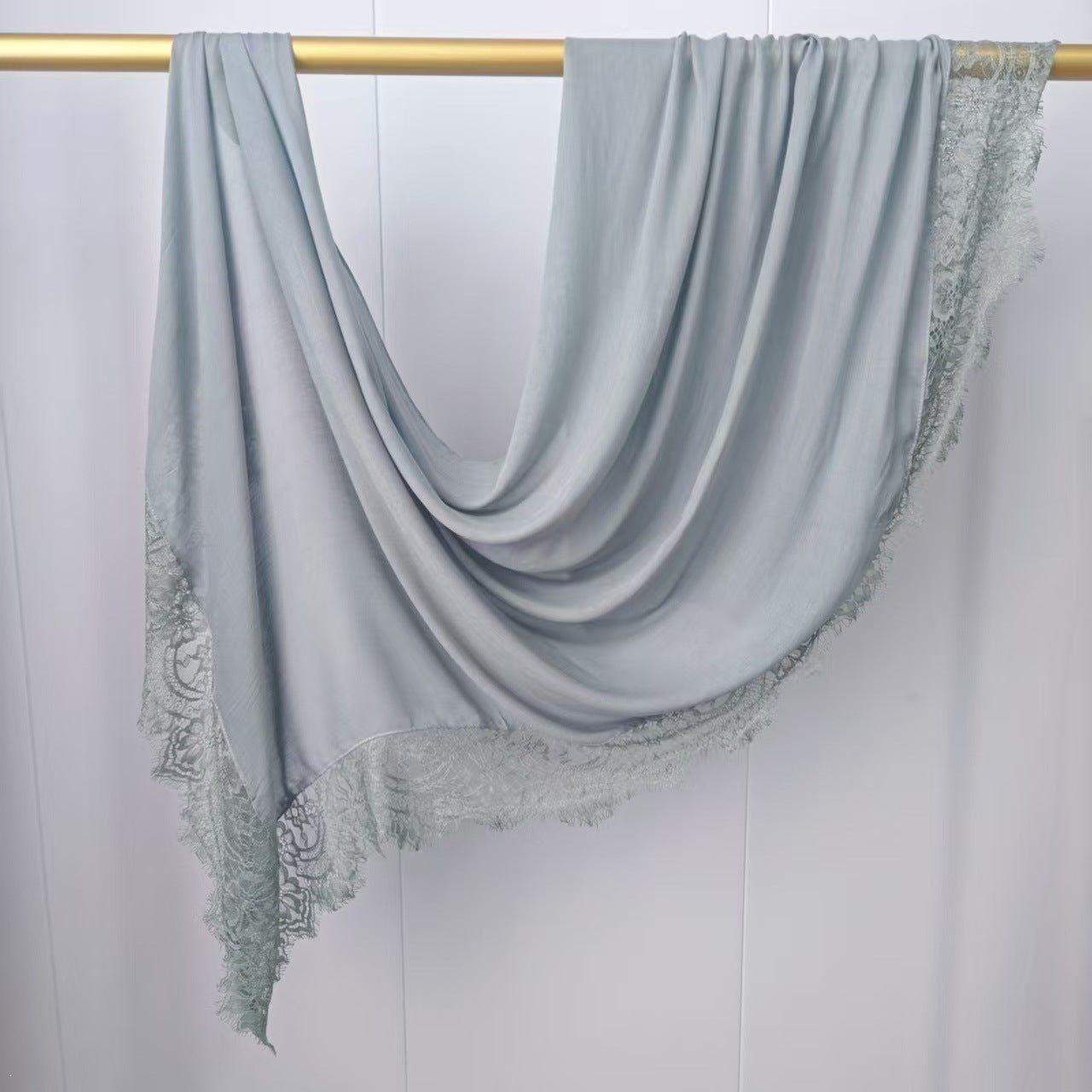 Cross-border explosive Malaysian cotton modal lace silk scarf headscarf skin-friendly, soft and breathable versatile scarf