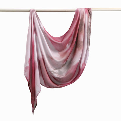 Southeast Asia's best-selling Bali yarn digital print versatile long scarf, fashionable trendy, soft, breathable, shawl headscarf
