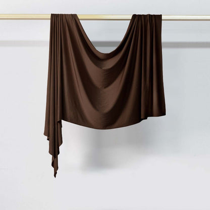 [Solid Color Liquid Jersey] Premium drape scarf Solid Color Breathable Liquid Jersey