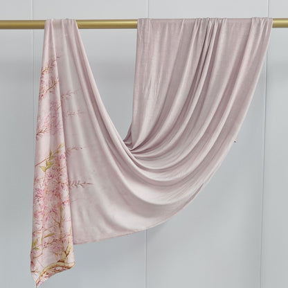 [High Quality Mercerized Cotton Print] Jersey Print Bohemian Watercolor Jersey Print Scarf