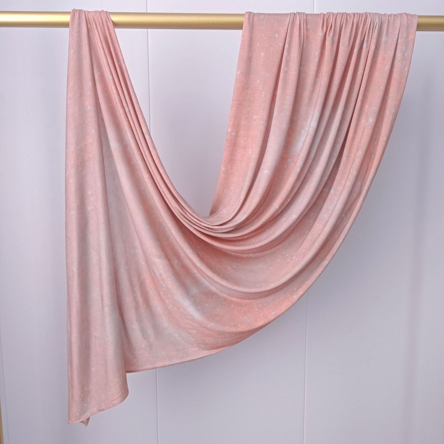 [High Quality Mercerized Cotton Print] Jersey Print Bohemian Watercolor Jersey Print Scarf